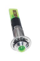 MALLORY FL1M-8SJ-2-G3V LED GRN 8MM NUT 3VAC/DC STK £