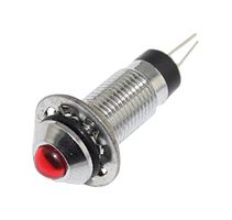 MALLORY FL1M-8SJ-3-R110V 发光二极管, 红色 8MM 螺母 110VAC/DC STK £