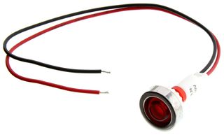 MALLORY FL1P-10NW-1-R110V 发光二极管, 红色 10MM 螺母 110VAC/DC STK £