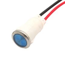 MALLORY FL1P-12QW-2-B24V LED BLU 12MM SNAP 24VAC/DC STK £