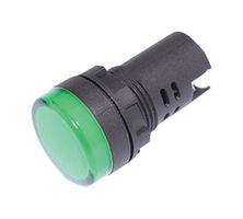 MALLORY FL1P-22NA-1-G24V 发光二极管, 绿色 22MM 螺母 24VAC/DC STK £