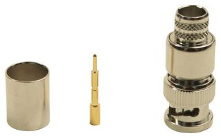 AMPHENOL RF 112589. CONNECTOR, BNC, PLUG, 50 OHM, CABLE