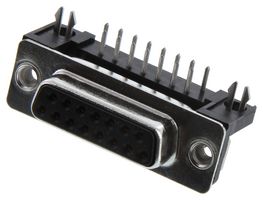 AMPHENOL COMMUNICATIONS SOLUTIONS FCE17-A15SA-450 D SUB CONN, RCPT, DA, 15POS, SOLDER