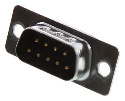 AMPHENOL COMMUNICATIONS SOLUTIONS FCE17-E09PM-2E0 D SUB CONN, PLUG, DE, 9POS, SOLDER CUP