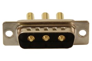 NORCOMP 680M3W3103L201.. 连接器, 组合式D-SUB, Power-D 680M Series, DA-3W3, 插头, 3 触点, 3电源, 焊接杯