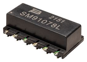 BOURNS SM91078L-E 以太网和LAN变压器, 100 Base-TX, 1端口, 1:1, 350 µH, 4 kV, 表面安装