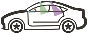 In-cabin sensor locations
