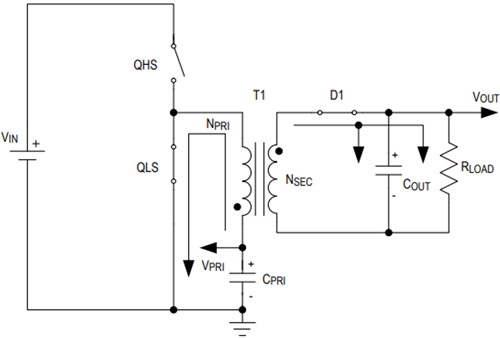 Figure 2. Off period equivalent circuit.