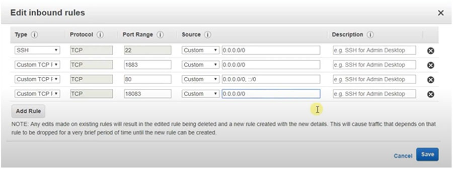 MQTT broker