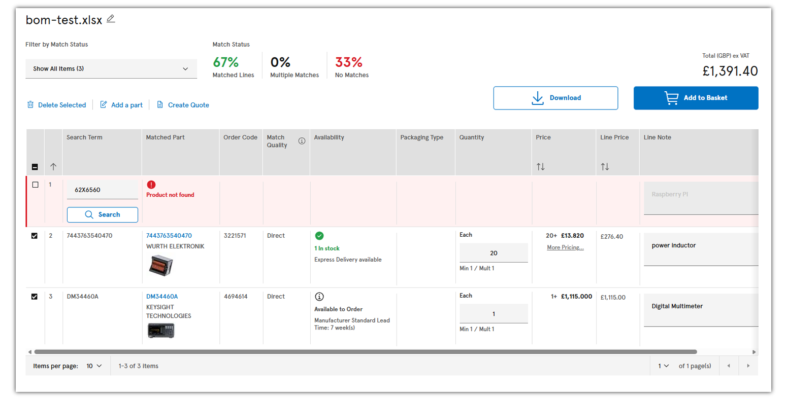 Resolving multiple matches